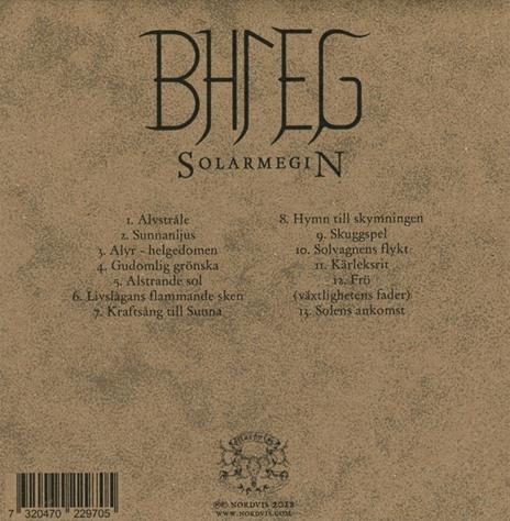 Solarmegin - CD Audio di Bhleg - 2