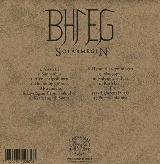 Solarmegin - CD Audio di Bhleg - 2