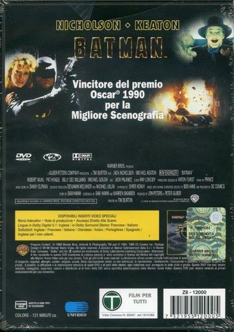 Batman di Tim Burton - DVD - 2