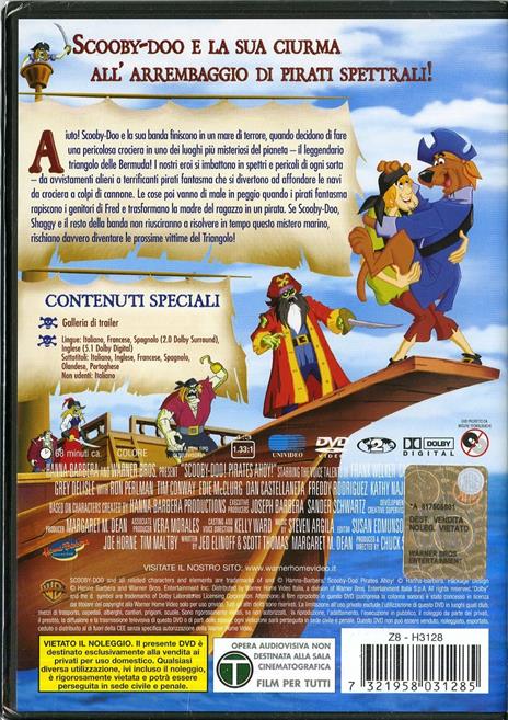 Scooby-Doo e i pirati dei Caraibi di Chuck Sheetz - DVD - 2
