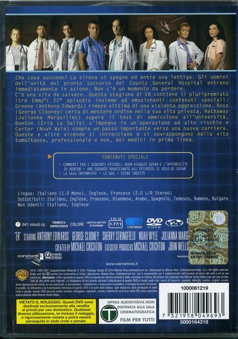 ER Medici in prima linea. Stagione 3 (4 DVD) - DVD - 2