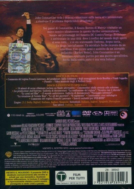 Constantine di Francis Lawrence - DVD - 2