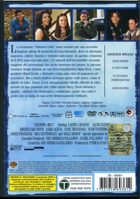 Una mamma per amica. Stagione 2 (6 DVD) - DVD - 2