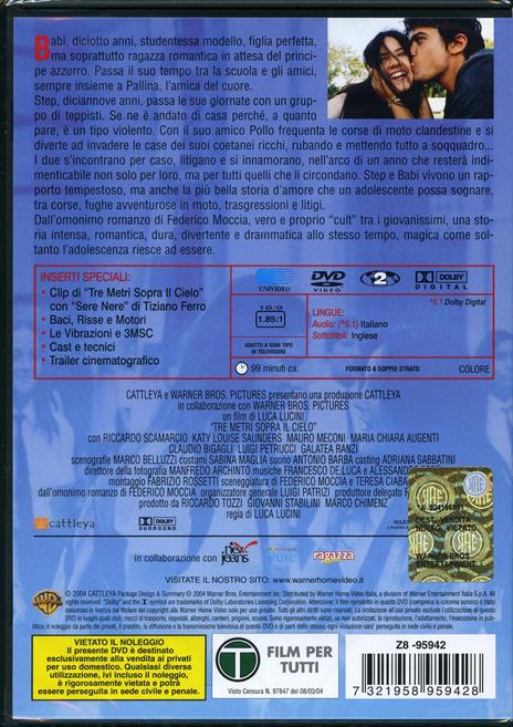 Tre metri sopra il cielo di Luca Lucini - DVD - 2