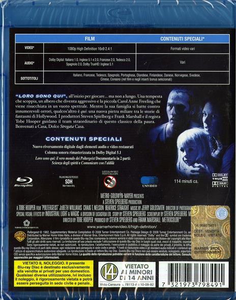 Poltergeist. Demoniache presenze di Tobe Hooper - Blu-ray - 2