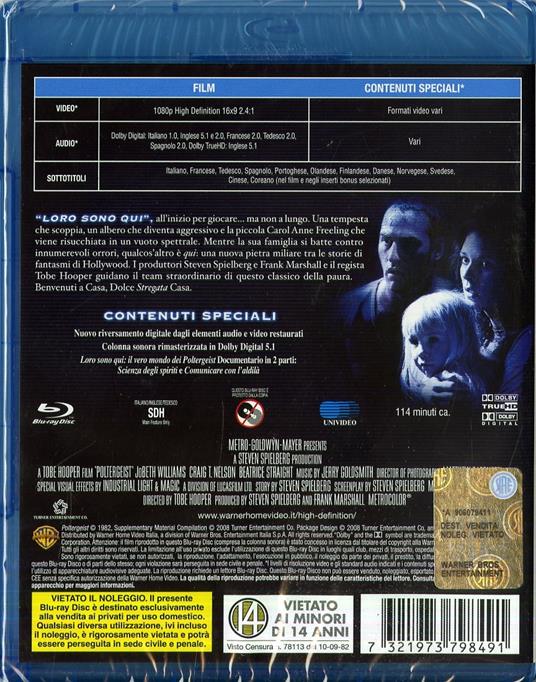 Poltergeist. Demoniache presenze di Tobe Hooper - Blu-ray - 2