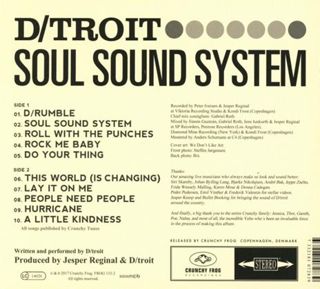Soul Sound System - CD Audio di D-Troit - 2