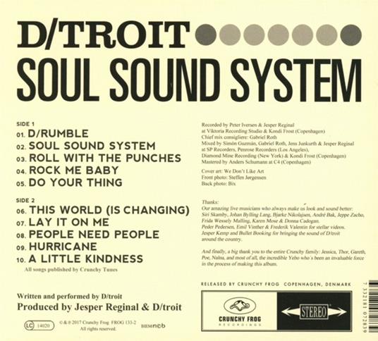 Soul Sound System - CD Audio di D-Troit - 2
