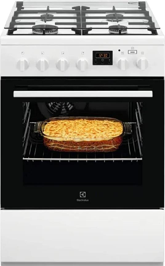 Electrolux LKK640200W - Cucina a gas con forno elettrico 60x60 cm Classe A  Bianc - Electrolux - Casa e Cucina | IBS