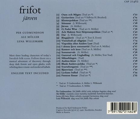Jarven - CD Audio di Frifot - 2