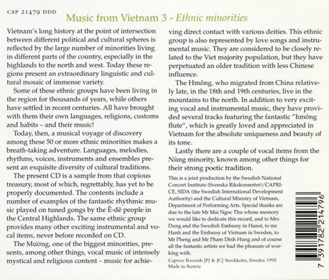 Music from Vietnam 3 - CD Audio - 2