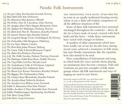 Nordic Folk Instruments - CD Audio - 2