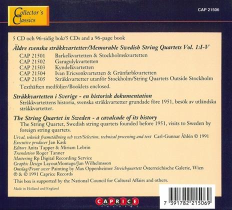 Memorable Swedish String - CD Audio - 2