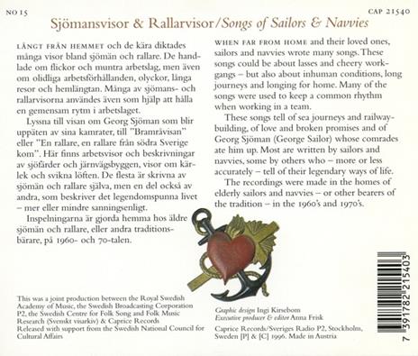 Songs of Sailors & Navvie - CD Audio - 2