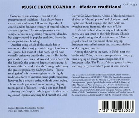 Music from Uganda vol.2 - CD Audio - 2