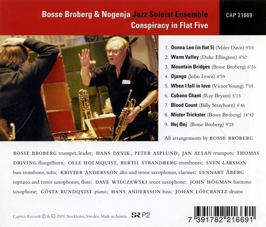 Conspiracy in Flat Five - CD Audio di Bosse Broberg - 2