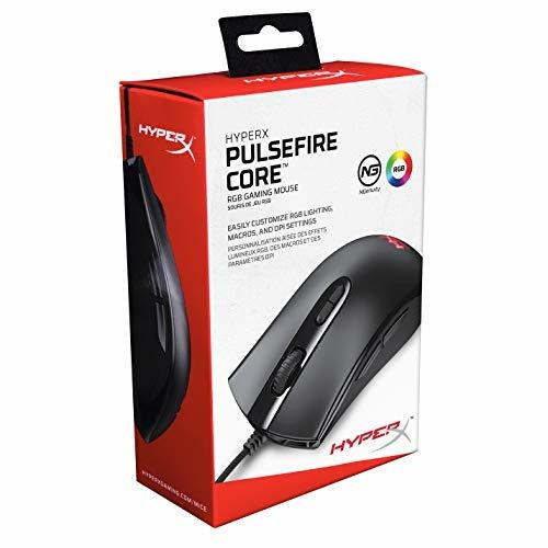 HyperX HX-MC004B Pulsefire Core, Mouse Gaming RGB - 5