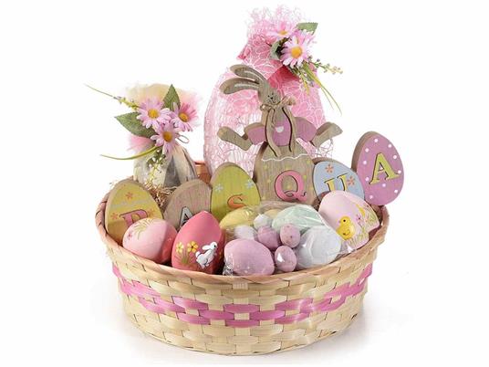 Decorazioni Pasquali da appendere dipinte e decorate a mano set da 36 uova  Pasquali da appendere
