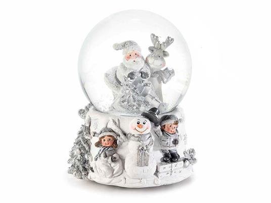 Carillon Natalizio Palla di Neve con Musica Idea Regalo per Il Natale Addobbi Natalizi per la Casa