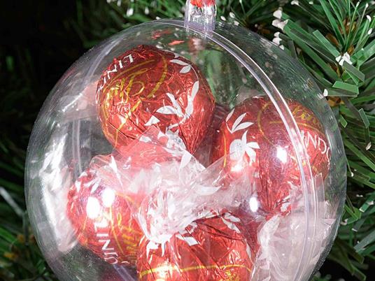Set 20 palline per albero di Natale apribili e personalizzabili idea regalo - 2