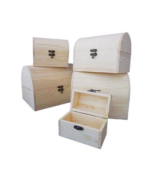 Set 5 Scatole In Legno Bauletto Decoupage Portagioie Matrioska Scatola  Cofanetto - Trade Shop TRAESIO - Idee regalo