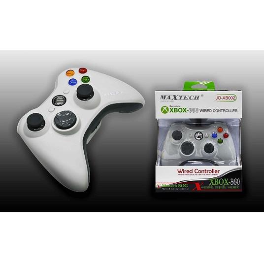 JOYSTICK CONTROLLER CON FILO CAVO USB XBOX 360 WIRED JOYPAD JO-XB002 COMPATIBILE