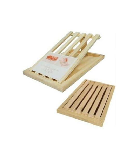 Tagliere Per Pane In Legno Con Raccogli Briciole E Griglia Removibile 39 X  23 Cm - Trade Shop TRAESIO - Idee regalo