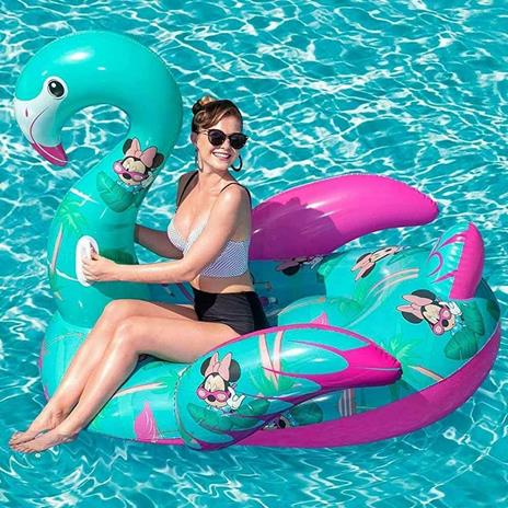 FENICOTTERO MINNIE GONFIABILE GIGANTE ISOLA MATERASSINO MARE PISCINA 174X140X141CM