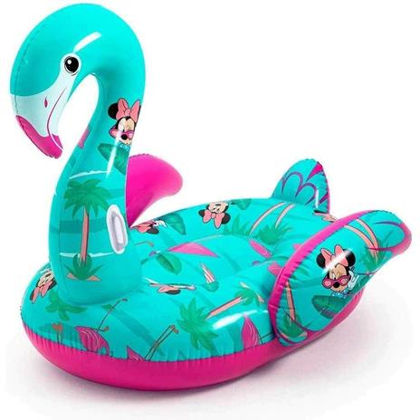 FENICOTTERO MINNIE GONFIABILE GIGANTE ISOLA MATERASSINO MARE PISCINA 174X140X141CM - 2