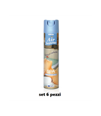 Trade Shop - Set 6 Pz Deodorante Per Ambiente Spray Profumo Casa