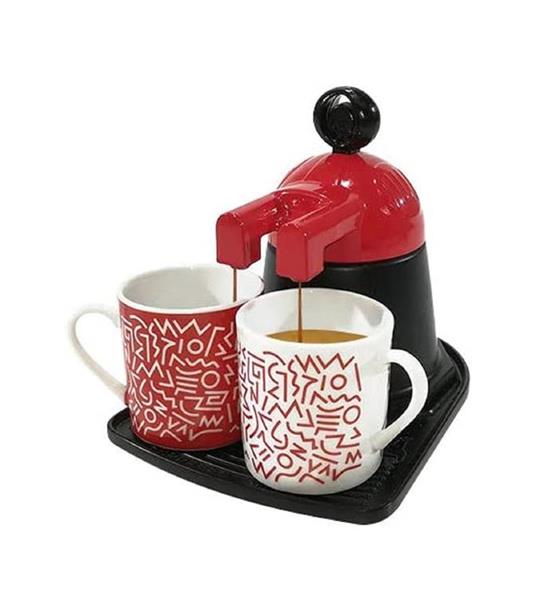 Caffettiera Mini Express Con 2 Tazze In Ceramica Caffe' Colori Assortiti -  Trade Shop TRAESIO - Idee regalo