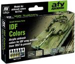Vallejo Model Air - Set di Colori Acrilici per Aerografo, Multicolore (IDF Army Colors)