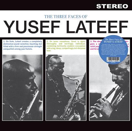 The Three Faces Of Yusef Lateef - Vinile LP di Yusef Lateef