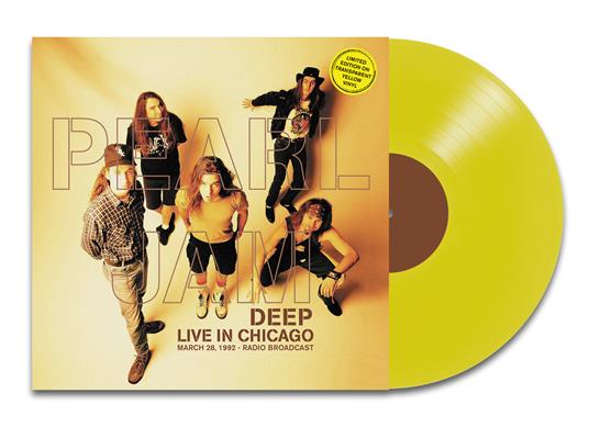 Deep. Live In Chicago - March 28, 1992 - Vinile LP di Pearl Jam