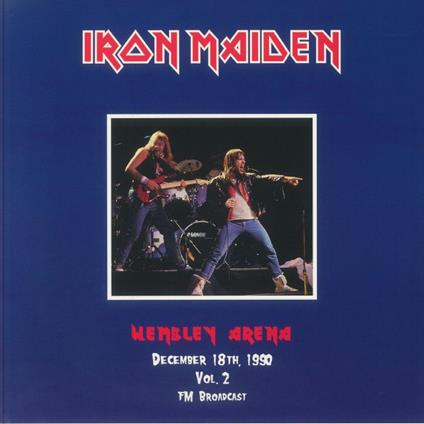 Wembley Arena 1990 Vol.2 (Blue Vinyl) - Vinile LP di Iron Maiden