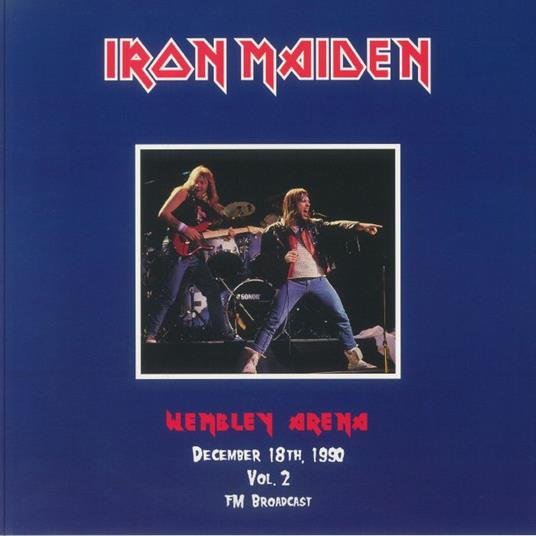Wembley Arena 1990 Vol.2 (Blue Vinyl) - Vinile LP di Iron Maiden