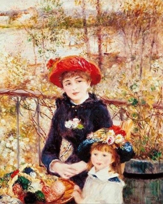 Stampa Su Tela - Canvas - Sulla Terrazza - Renoir - 50X70Cm - Senza Telaio - copertina