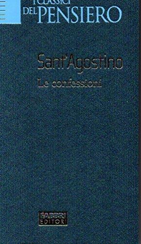 le confessioni di sant'Agostino - Agostino (sant') - copertina