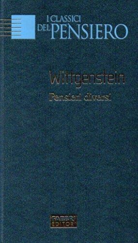 Wittgenstein pensieri diversi. georg henrik von wright - copertina
