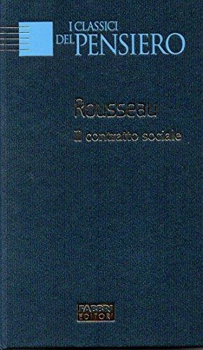 il contratto sociale - Jean-Jacques Rousseau - copertina
