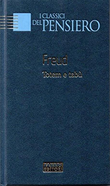 totem e tabù - Sigmund Freud - copertina