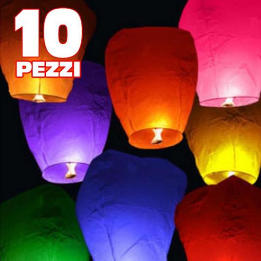 ghqcny Lanterna Cinese Cielo Amore Romantico Lanterna Volante Faccina Lanterna Usata per Matrimoni 20 Pezzi Feste Compleanni E Anniversari 