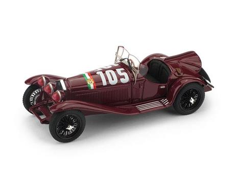 Alfa Romeo 2300 #105 Accident Mm 1932 T. Nuvolari / G. B. Guidotti 1:43 Model Bm0078B