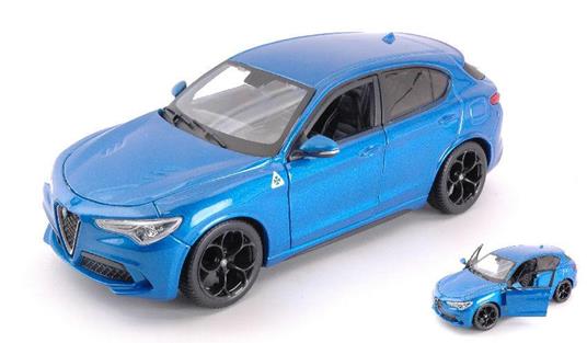 Alfa Romeo Stelvio Blue 1:24 Model BU21086B