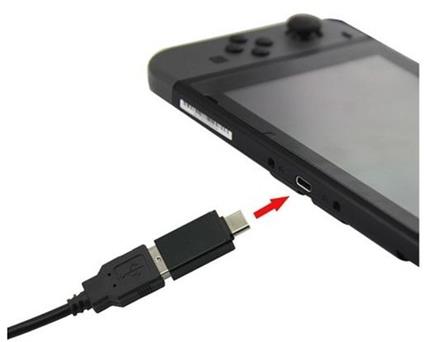 USB TO TPYE C adapter for Switch controller