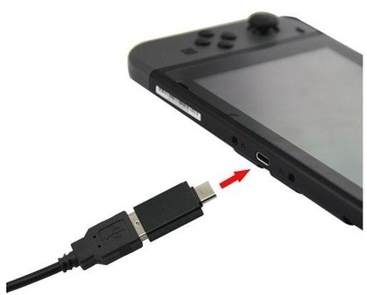 USB TO TPYE C adapter for Switch controller