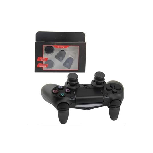 PS4 Controller Extended button Kit Black color