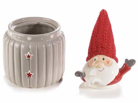 Barattoli da cucina a forma di Babbo Natale in ceramica idea regalo - 2