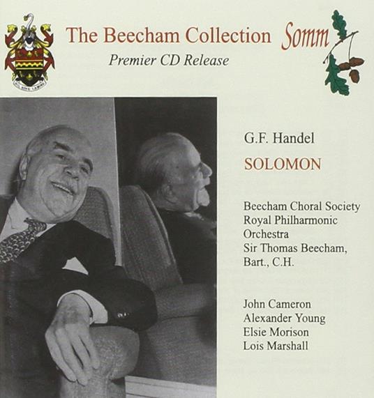 Solomon - CD Audio di Sir Thomas Beecham,Georg Friedrich Händel