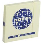 Post-It Global Notes 75x75 Adesivi - Giallo - 100 ff - DK58901
